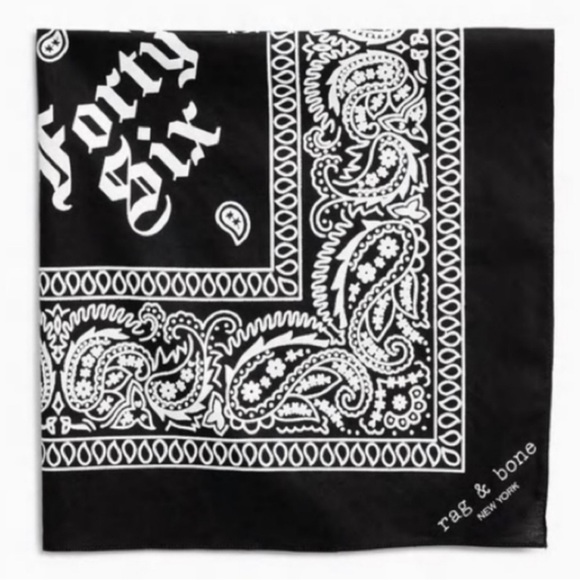 Rag & Bone Limited Edition “46” Bandana - Picture 8 of 8